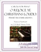 O Rejoice Ye Christians Loudly piano sheet music cover